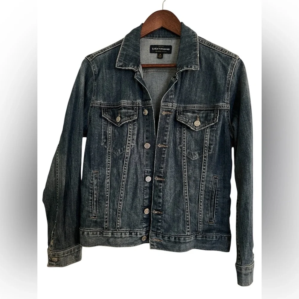 Lucky Brand Blue Denim Jean Jacket, Size M